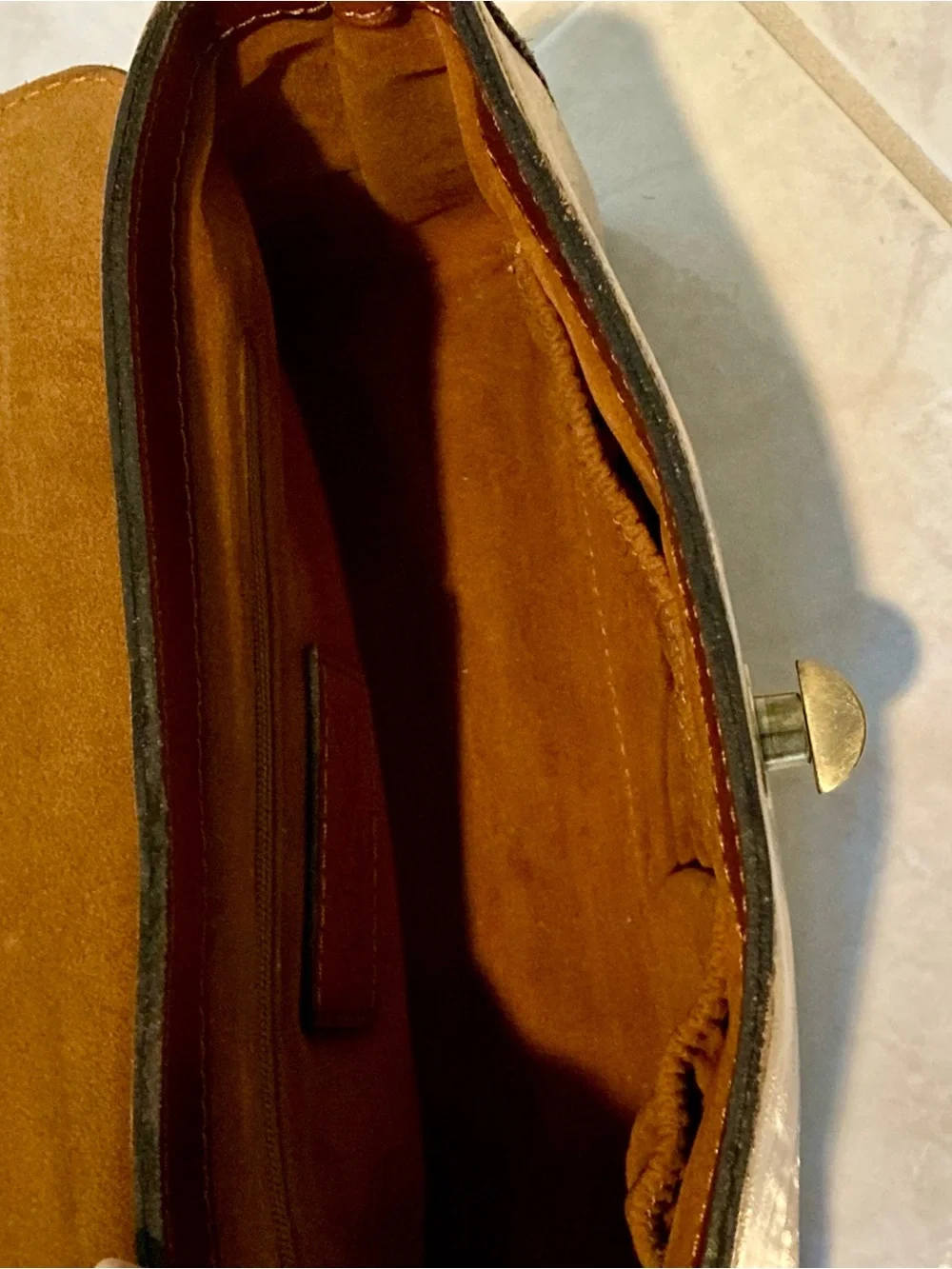 NWOT Patricia Nash Carisbrook. Leather satchel in “the Italian sketchbook” print